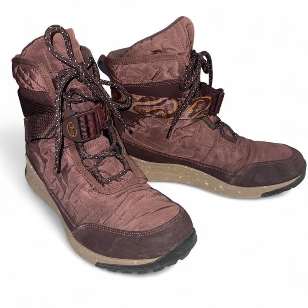Chaco Women's Insulated Waterproof Winter Hiking Boots Brown Size 9.5